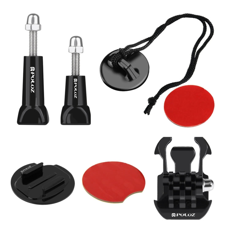 PULUZ 14 in 1 Surfing Accessories Combo Kits with EVA Case (Bobber Hand Grip + Floaty Sponge + Quick Release Buckle + Surf Board Mount + Floating Wrist Strap + Safety Tethers Strap + Storage Bag ) for ... ce Pro, DJI Osmo Action 4 and Other Action Cameras -  by PULUZ | Online Shopping South Africa | PMC Jewellery | Buy Now Pay Later Mobicred