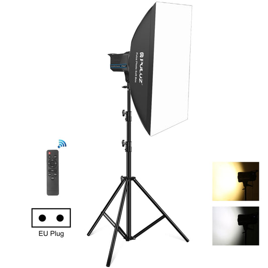 PULUZ 120W Photo Studio Strobe Flash Light Kit with Softbox Reflector & Tripod(EU Plug) - Shoe Mount Flashes by PULUZ | Online Shopping South Africa | PMC Jewellery | Buy Now Pay Later Mobicred