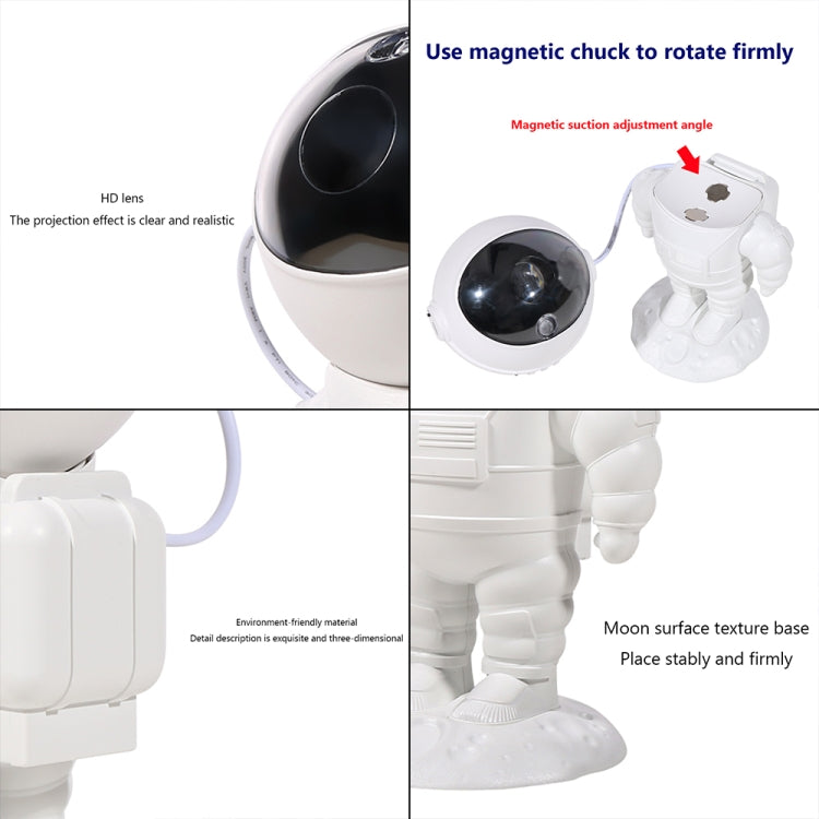 5W Astronaut Starry Sky Projection Lamp USB Night Light (White) - Projection Lamp by PMC TechLife | Online Shopping South Africa | PMC TechLife | Buy Now Pay Later Mobicred