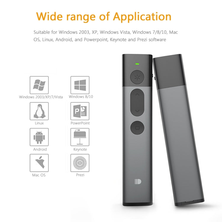 DOOSL DSIT036 Red Laser Pointer 2.4GHz Wireless Presenter PowerPoint Clicker -  by DOOSL | Online Shopping South Africa | PMC Jewellery | Buy Now Pay Later Mobicred