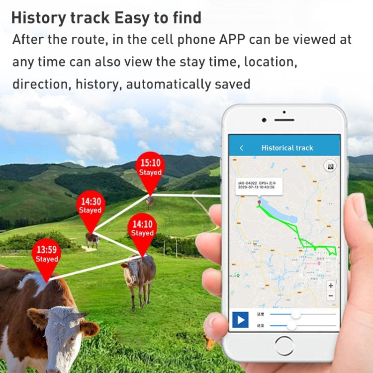 4G US Version Intelligent Waterproof GPS Pet Tracker Solar Energy Cattle Sheep Position Locator - Pet Tracker by PMC TechLife | Online Shopping South Africa | PMC TechLife | Buy Now Pay Later Mobicred