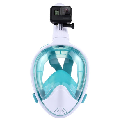 PULUZ 260mm Tube Water Sports Diving Equipment Full Dry Snorkel Mask for GoPro Hero12 Black / Hero11 /10 /9 /8 /7 /6 /5, Insta360 Ace / Ace Pro, DJI Osmo Action 4 and Other Action Cameras, L/XL Size(Green) - Diving Mask by PULUZ | Online Shopping South Africa | PMC Jewellery | Buy Now Pay Later Mobicred