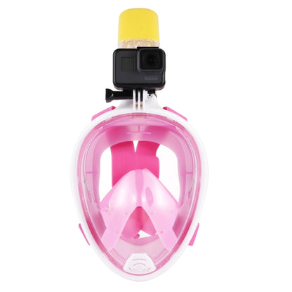 PULUZ 220mm Tube Water Sports Diving Equipment Full Dry Snorkel Mask for GoPro Hero12 Black / Hero11 /10 /9 /8 /7 /6 /5, Insta360 Ace / Ace Pro, DJI Osmo Action 4 and Other Action Cameras, L/XL Size(Pink) - Diving Mask by PULUZ | Online Shopping South Africa | PMC Jewellery | Buy Now Pay Later Mobicred