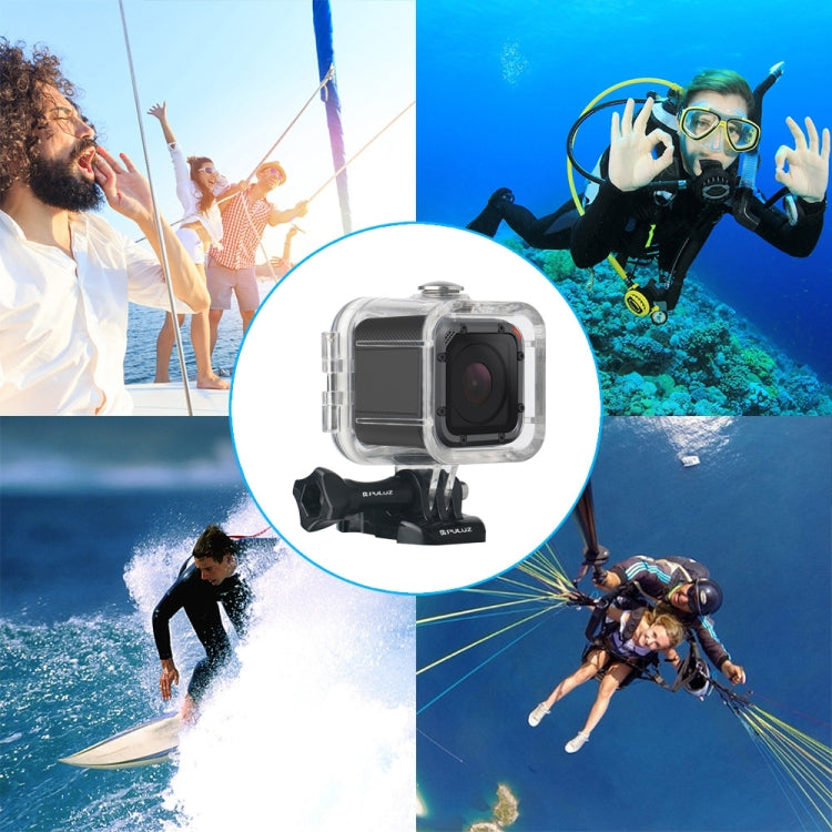 PULUZ 45m Underwater Waterproof Housing Diving Protective Case for GoPro HERO5 Session /HERO4 Session /HERO Session, with Buckle Basic Mount & Screw - Waterproof Cases by PULUZ | Online Shopping South Africa | PMC Jewellery | Buy Now Pay Later Mobicred