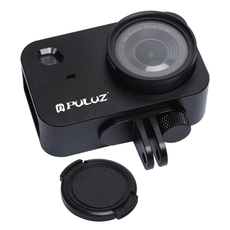 PULUZ Housing Shell CNC Aluminum Alloy Protective Cage with 37mm UV Filter Lens for Xiaomi Mijia Small Camera (Black) - Metal Cases by PULUZ | Online Shopping South Africa | PMC Jewellery | Buy Now Pay Later Mobicred