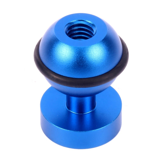 PULUZ CNC Aluminum Ball Head Adapter Mount for GoPro Hero12 Black / Hero11 /10 /9 /8 /7 /6 /5, Insta360 Ace / Ace Pro, DJI Osmo Action 4 and Other Action Cameras, Diameter: 2.5cm(Blue) - Connection Mount by PULUZ | Online Shopping South Africa | PMC Jewellery | Buy Now Pay Later Mobicred