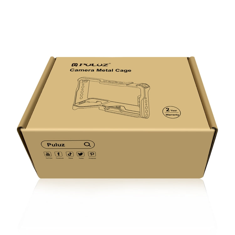 For Nikon Z6III / Z6II PULUZ Metal Camera Cage Stabilizer Rig (Black) - free shipping - PMC TechLife - Order now!