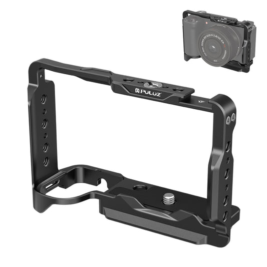 For Sony ZV-E10 II / ZV-E10M2 PULUZ Metal Camera Cage Stabilizer Rig (Black) - Camera Cage by PULUZ | Online Shopping South Africa | PMC Jewellery | Buy Now Pay Later Mobicred