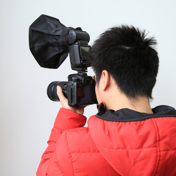 PULUZ 20cm Octangle Style Foldable Soft Flash Light Diffuser Softbox -  by PULUZ | Online Shopping South Africa | PMC TechLife | Buy Now Pay Later Mobicred
