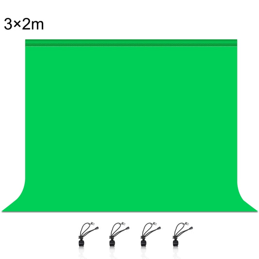 PULUZ 3m x 2m Photography Background Thickness Photo Studio Background Cloth Backdrop(Green) - Solid Color by PULUZ | Online Shopping South Africa | PMC Jewellery | Buy Now Pay Later Mobicred