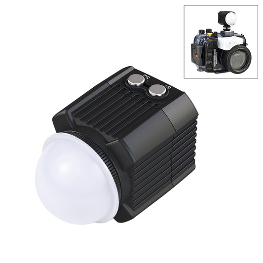 PULUZ 60m Underwater LED Photography Fill Light 7.4V/1100mAh Diving Light for GoPro, Insta360, DJI and Other Action Cameras(Black) - Waterproof Light by PULUZ | Online Shopping South Africa | PMC Jewellery | Buy Now Pay Later Mobicred