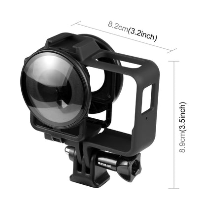 PULUZ Plastic Frame Case with Lens Guard for Insta360 One RS 360 Edition(Black) - Mount & Holder by PULUZ | Online Shopping South Africa | PMC Jewellery | Buy Now Pay Later Mobicred
