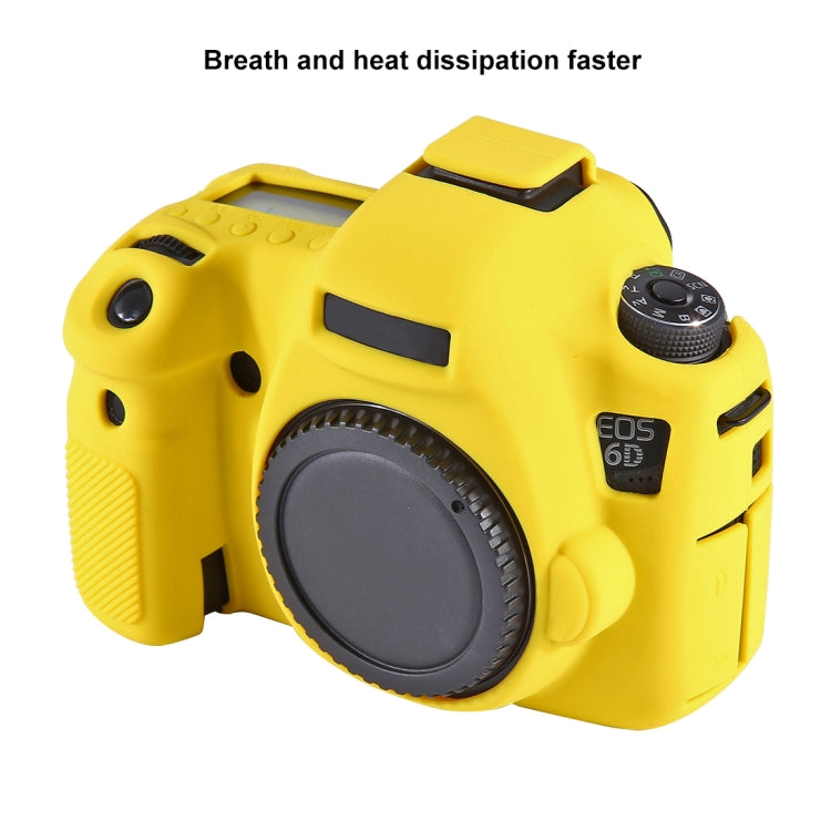 PULUZ Soft Silicone Protective Case for Canon EOS 6D(Yellow) - Protective Case by PULUZ | Online Shopping South Africa | PMC TechLife | Buy Now Pay Later Mobicred