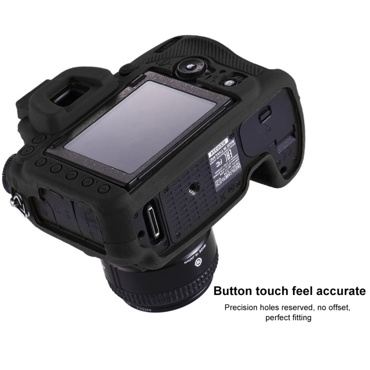 PULUZ Soft Silicone Protective Case for Nikon D750(Black) - free shipping - PMC TechLife - Order now!