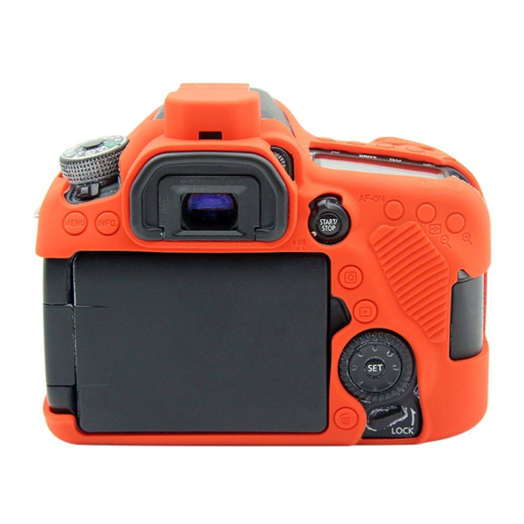 PULUZ Soft Silicone Protective Case for Canon EOS 80D(Red) - Protective Case by PULUZ | Online Shopping South Africa | PMC Jewellery | Buy Now Pay Later Mobicred