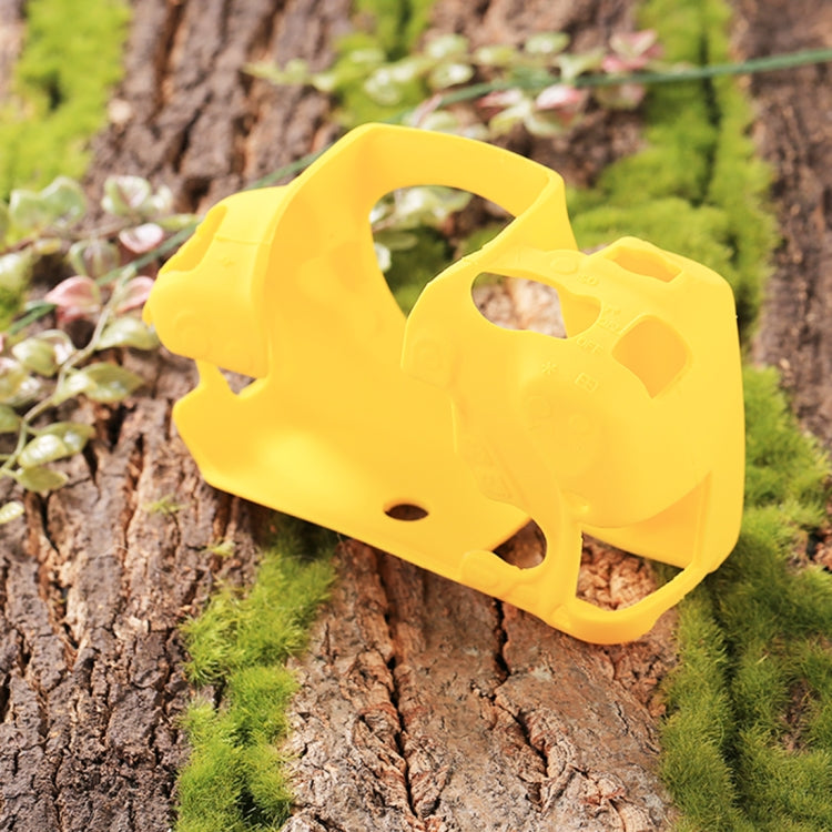 PULUZ Soft Silicone Protective Case for Canon EOS 650D / 700D(Yellow) - Protective Case by PULUZ | Online Shopping South Africa | PMC TechLife | Buy Now Pay Later Mobicred