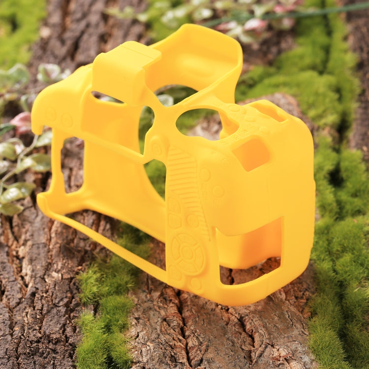 PULUZ Soft Silicone Protective Case for Canon EOS 800D(Yellow) - Protective Case by PULUZ | Online Shopping South Africa | PMC TechLife | Buy Now Pay Later Mobicred