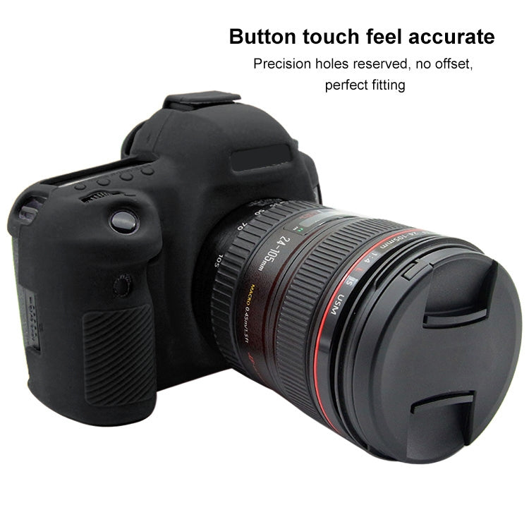 PULUZ Soft Silicone Protective Case for Canon EOS 5D Mark IV(Black) - free shipping - PMC TechLife - Order now!