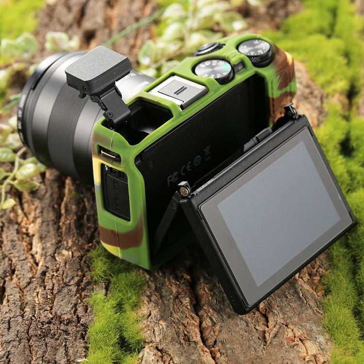 PULUZ Soft Silicone Protective Case for Canon EOS M3(Camouflage) - free shipping - PMC TechLife - Order now!