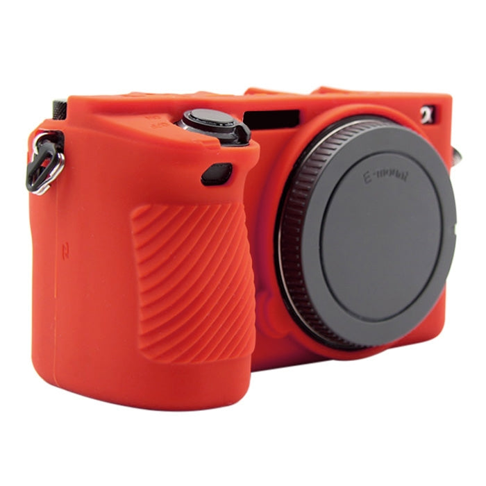 PULUZ Soft Silicone Protective Case for Sony ILCE-6500(Red) - free shipping - PMC TechLife - Order now!
