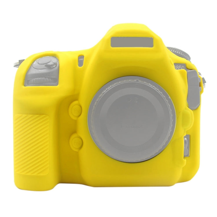 PULUZ Soft Silicone Protective Case for Nikon D850(Yellow) - Protective Case by PULUZ | Online Shopping South Africa | PMC Jewellery | Buy Now Pay Later Mobicred