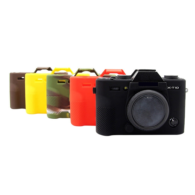 PULUZ Soft Silicone Protective Case for FUJIFILM XT10(Camouflage) - Protective Case by PULUZ | Online Shopping South Africa | PMC TechLife | Buy Now Pay Later Mobicred