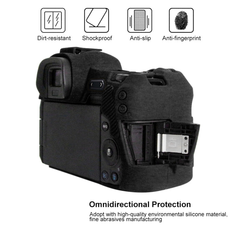 PULUZ Soft Silicone Protective Case for Canon EOS R(Black) - Protective Case by PULUZ | Online Shopping South Africa | PMC TechLife | Buy Now Pay Later Mobicred