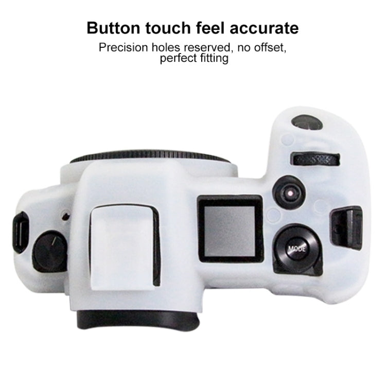 PULUZ Soft Silicone Protective Case for Canon EOS R(White) - free shipping - PMC TechLife - Order now!