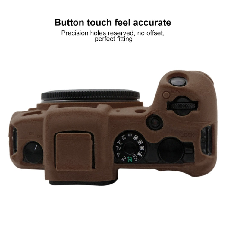 PULUZ Soft Silicone Protective Case for Canon EOS RP(Coffee) - free shipping - PMC TechLife - Order now!