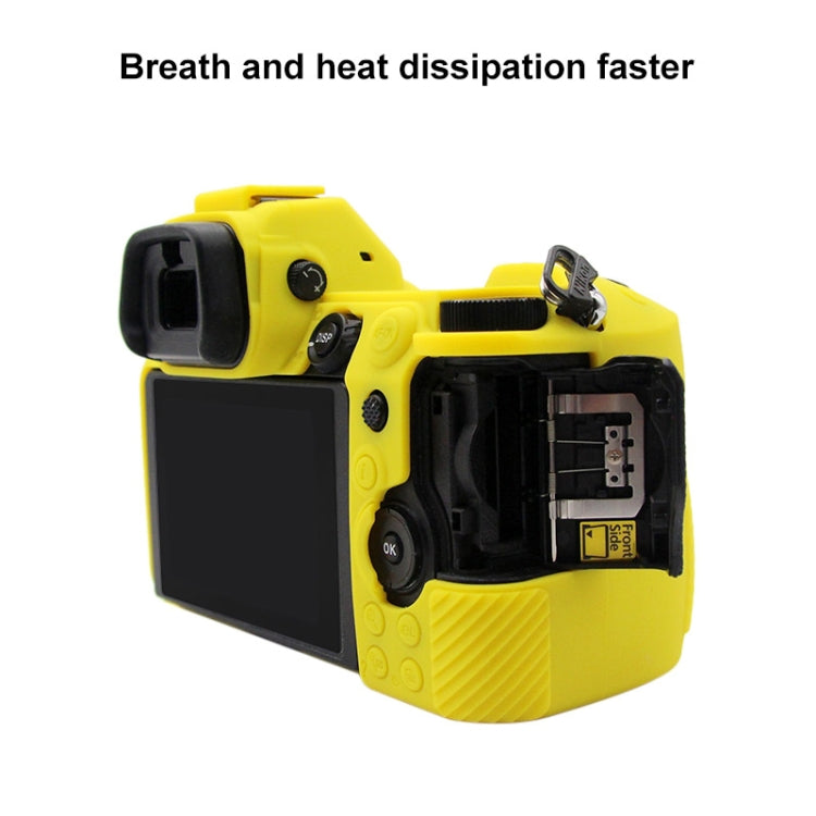 PULUZ Soft Silicone Protective Case for Nikon Z6 / Z7(Yellow) - Protective Case by PULUZ | Online Shopping South Africa | PMC TechLife | Buy Now Pay Later Mobicred