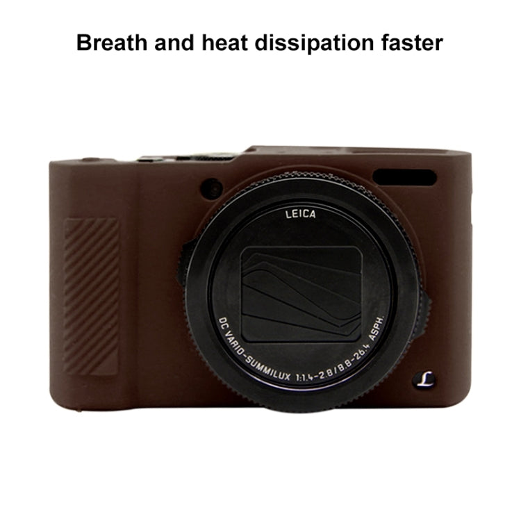 PULUZ Soft Silicone Protective Case for Panasonic Lumix  LX10(Coffee) - free shipping - PMC TechLife - Order now!