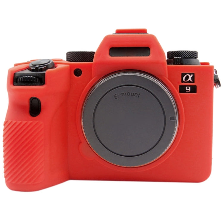 PULUZ Soft Silicone Protective Case for Sony ILCE-9M2/ Alpha 9 II / A92(Red) - Protective Case by PULUZ | Online Shopping South Africa | PMC Jewellery | Buy Now Pay Later Mobicred