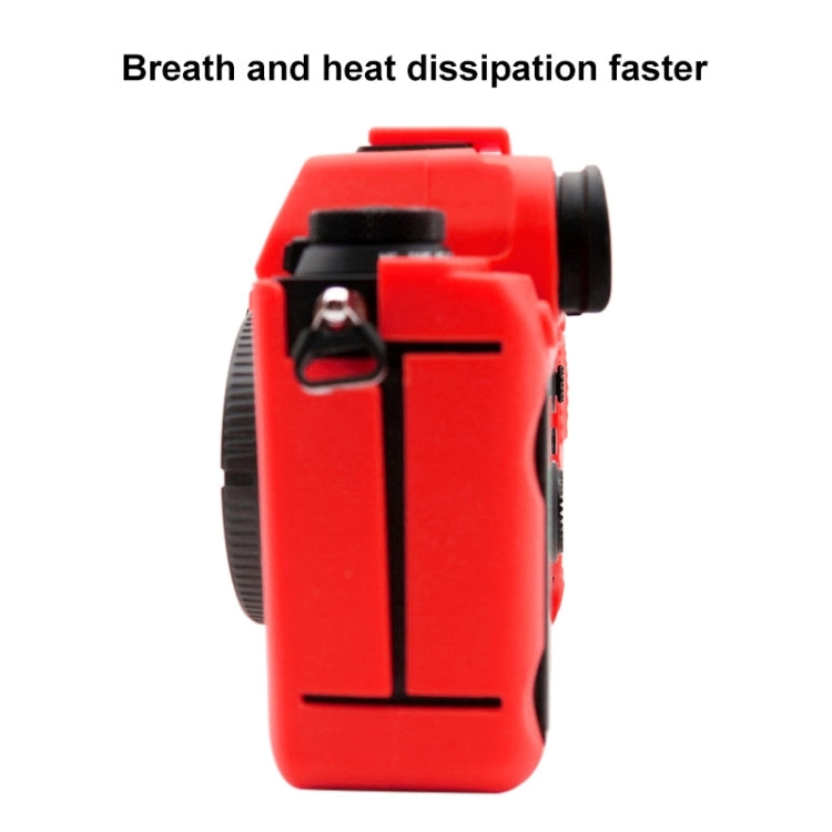 PULUZ Soft Silicone Protective Case for Sony ILCE-9M2/ Alpha 9 II / A92(Red) - free shipping - PMC TechLife - Order now!