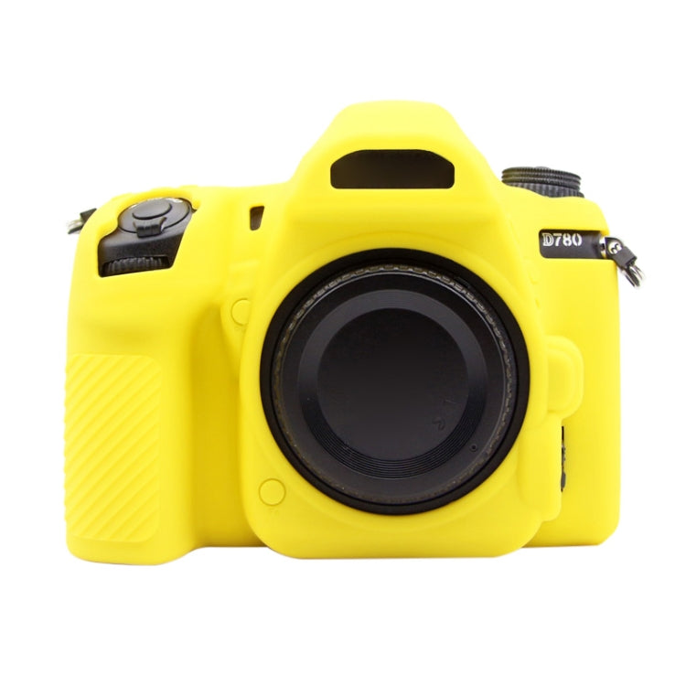 PULUZ Soft Silicone Protective Case for Nikon D780(Yellow) - free shipping - PMC TechLife - Order now!