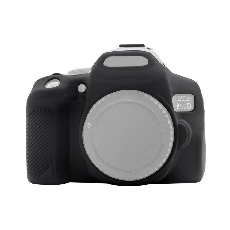 PULUZ Soft Silicone Protective Case for Canon EOS 850D(Black) - Protective Case by PULUZ | Online Shopping South Africa | PMC TechLife | Buy Now Pay Later Mobicred