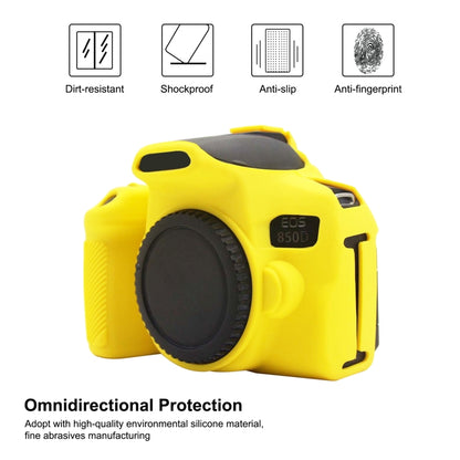 PULUZ Soft Silicone Protective Case for Canon EOS 850D(Yellow) - Protective Case by PULUZ | Online Shopping South Africa | PMC Jewellery | Buy Now Pay Later Mobicred