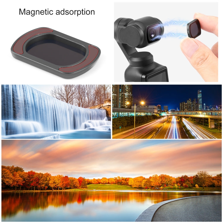 For DJI Osmo Pocket 3 PULUZ Magnetic ND16 Camera Lens Filter - free shipping - PMC TechLife - Order now!