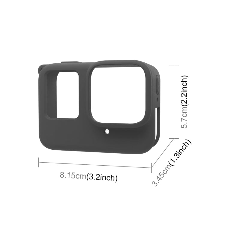 For Insta360 Ace Pro PULUZ Body Silicone Protective Case with Lens Cap (Black) - Case & Bags by PULUZ | Online Shopping South Africa | PMC Jewellery