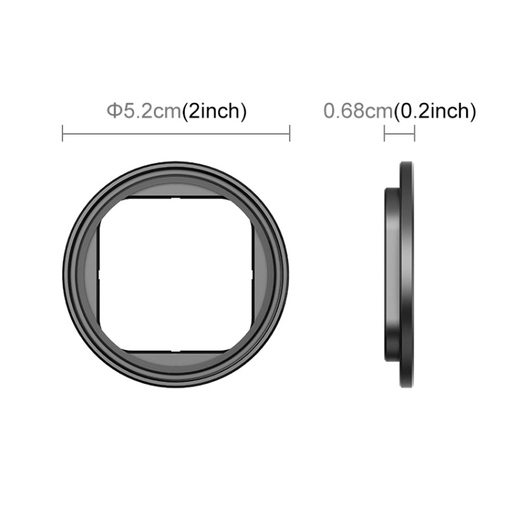 For Insta360 Ace Pro PULUZ Filter Holder Metal Protective Filter Frame (Black) - Lens Filter by PULUZ | Online Shopping South Africa | PMC TechLife | Buy Now Pay Later Mobicred