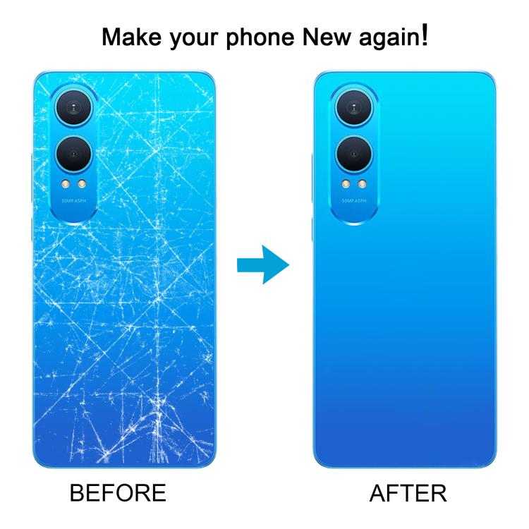 For OnePlus Nord CE4 Lite Plastic Back Cover with Camera Lens Cover(Orange) - free shipping - PMC TechLife - Order now!