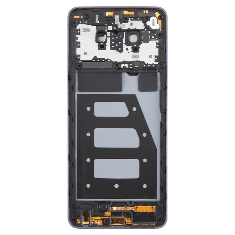 For ZTE Blade V70 Max Plastic Battery Back Cover with Middle Frame / Camera Lens Cover(Purple) - free shipping - PMC TechLife - Order now!
