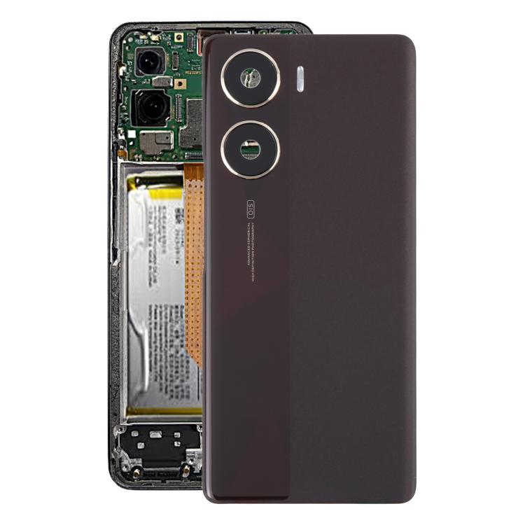 For vivo V29e India Original Battery Back Cover with Camera Lens(Red) - free shipping - PMC TechLife - Order now!