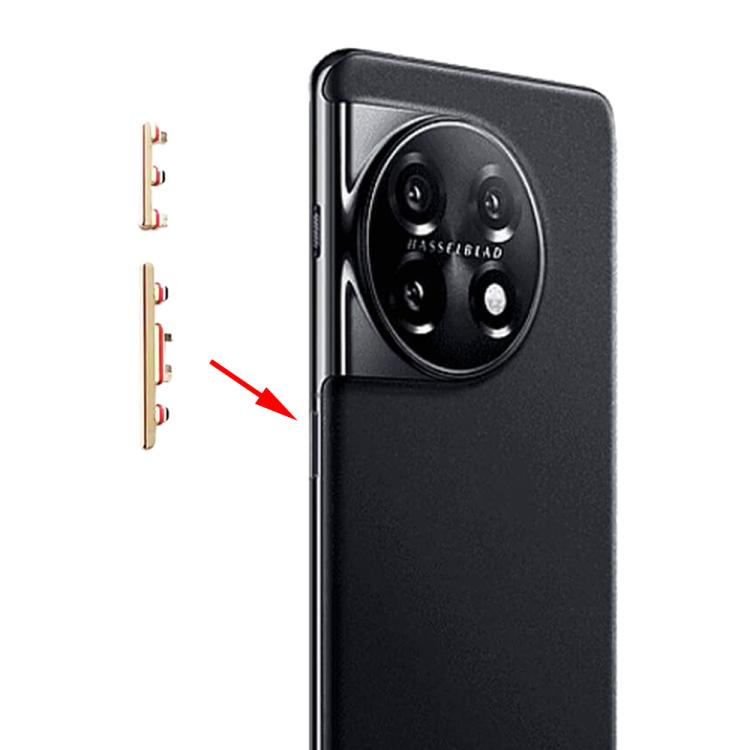 For OnePlus 11 Power Button and Volume Control Button (Gold) - free shipping - PMC TechLife - Order now!