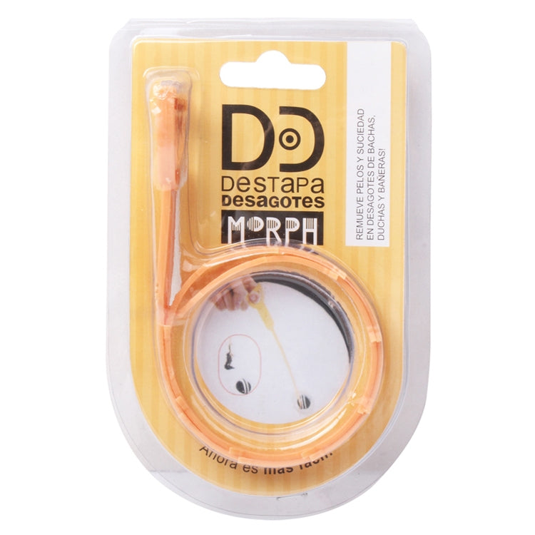 Drain & Hair Removal Tool Drain Dredge Pipe Sewer Cleaner Hook(Orange) - Others by PMC Jewellery | Online Shopping South Africa | PMC Jewellery | Buy Now Pay Later Mobicred