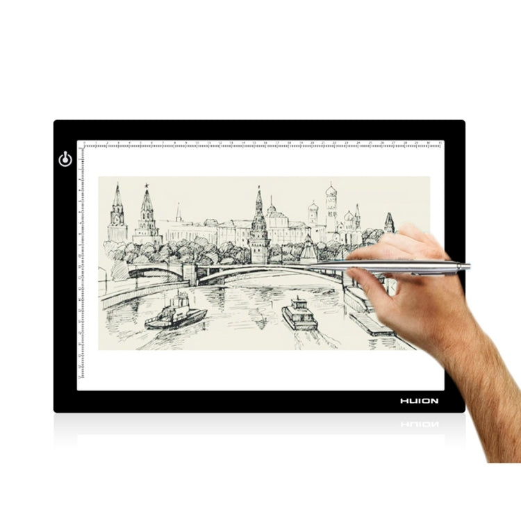 Huion L4S USB Portable 17.7 inch Ultra Slim Adjustable Brightness Art Craft Tattoo Tracing Light Box Pad Board -  by HUION | Online Shopping South Africa | PMC Jewellery