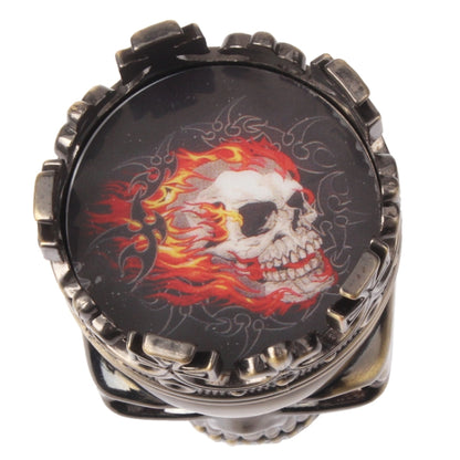 Skull King Style Zinc Alloy Double Layers Herb Tobacco Cigarette Grinder (Bronze) - Cigarette Box & Ashtrays by PMC Jewellery | Online Shopping South Africa | PMC Jewellery | Buy Now Pay Later Mobicred