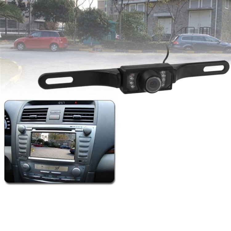 LED Sensor Car Rear View Camera, Support Color Lens / 135 Degree Viewable / Waterproof & Night Sensor Function (E300)(Black) - Rear View Cameras by PMC TechLife | Online Shopping South Africa | PMC TechLife | Buy Now Pay Later Mobicred