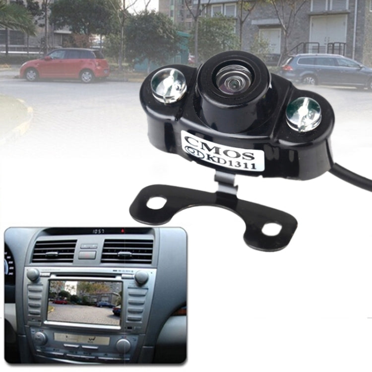 E400 Waterproof 2 LED Color CMOS/CCD Auto Car Rear View Camera for Security Backup Parking - Rear View Cameras by PMC Jewellery | Online Shopping South Africa | PMC Jewellery | Buy Now Pay Later Mobicred