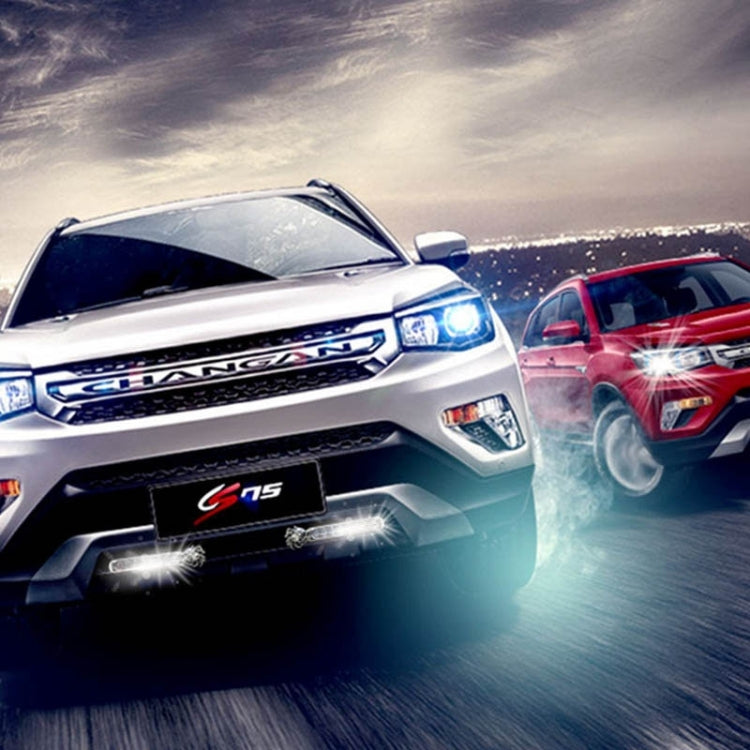 2 PCS 8 Blue LED Bulbs Wind Powered Decorative Car Lights - Running Lights by PMC TechLife | Online Shopping South Africa | PMC TechLife | Buy Now Pay Later Mobicred