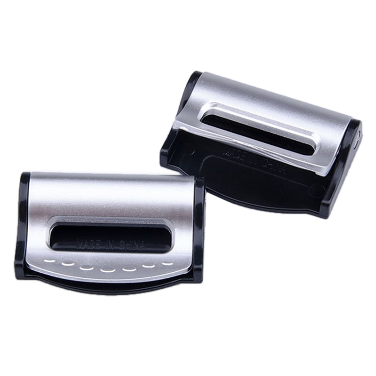 2 PCS SHUNWEI SD-1401 Car Safety Seat Belt Adjuster(Silver) - Seat Belts & Padding by PMC Jewellery | Online Shopping South Africa | PMC Jewellery